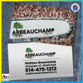 Best quality wholesale price pvc clear namecard